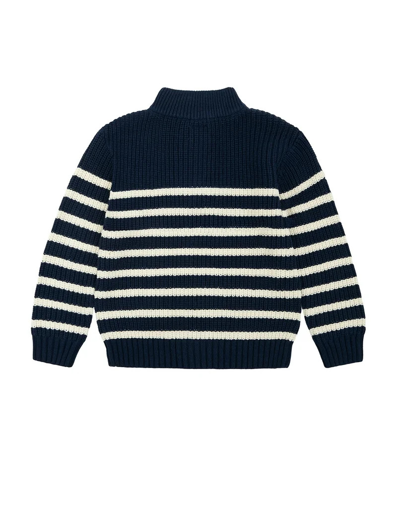 Wonder Nation Toddler Boy Sweater Zip, Sizes 12M-5T | Walmart (US)