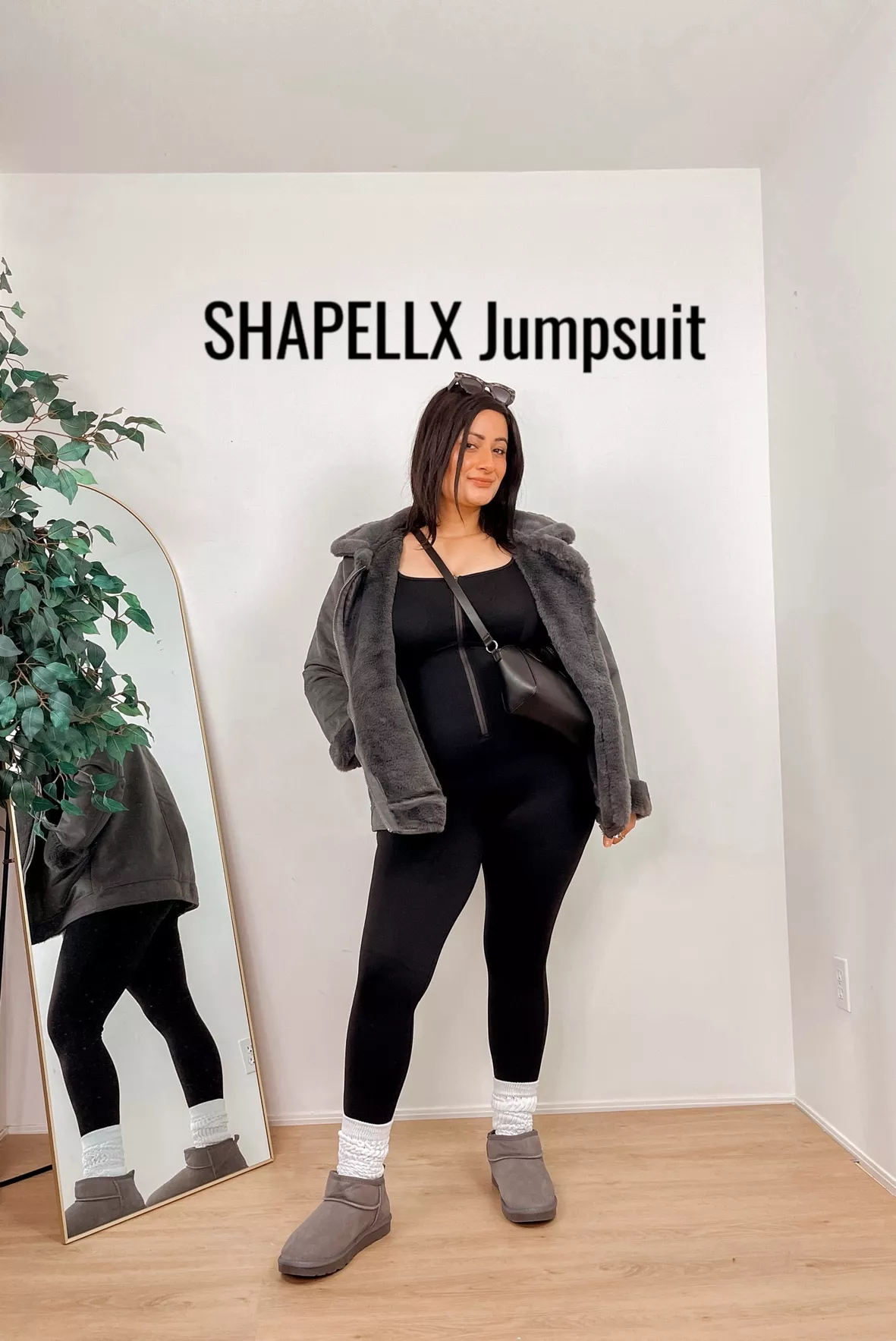 Styling The AirSlim Long Sleeve Shaping Bodysuit From SHAPELLX