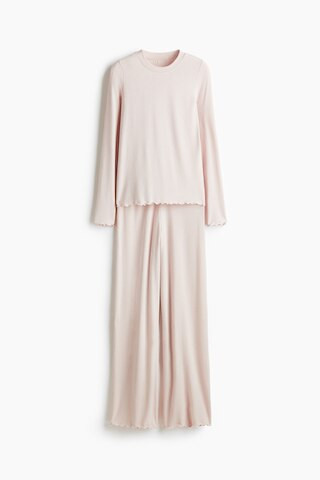 H & M - Brushed Jersey Pajamas - Pink | H&M (US + CA)
