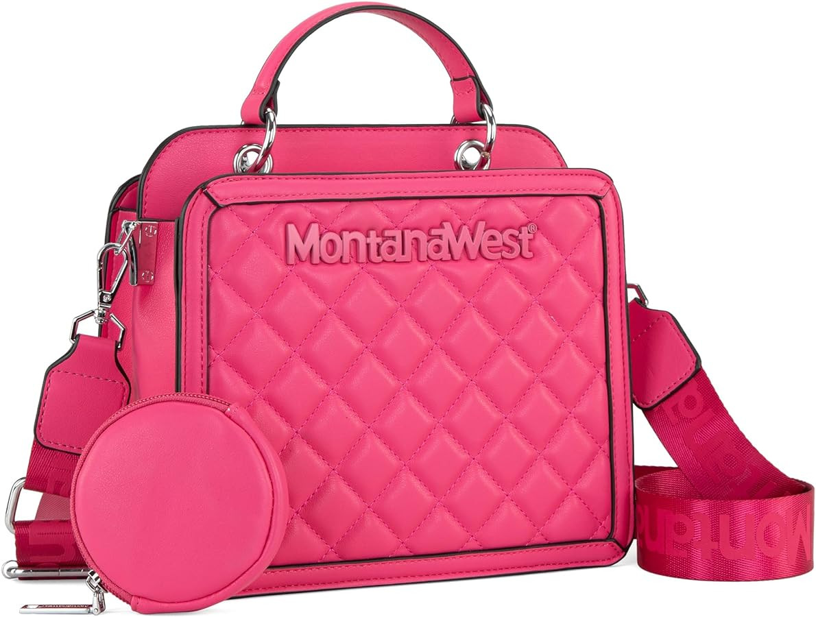 Montana West Womens Crossbody Bag Convertible Top Handle Handbags with Coin Pouch | Amazon (US)