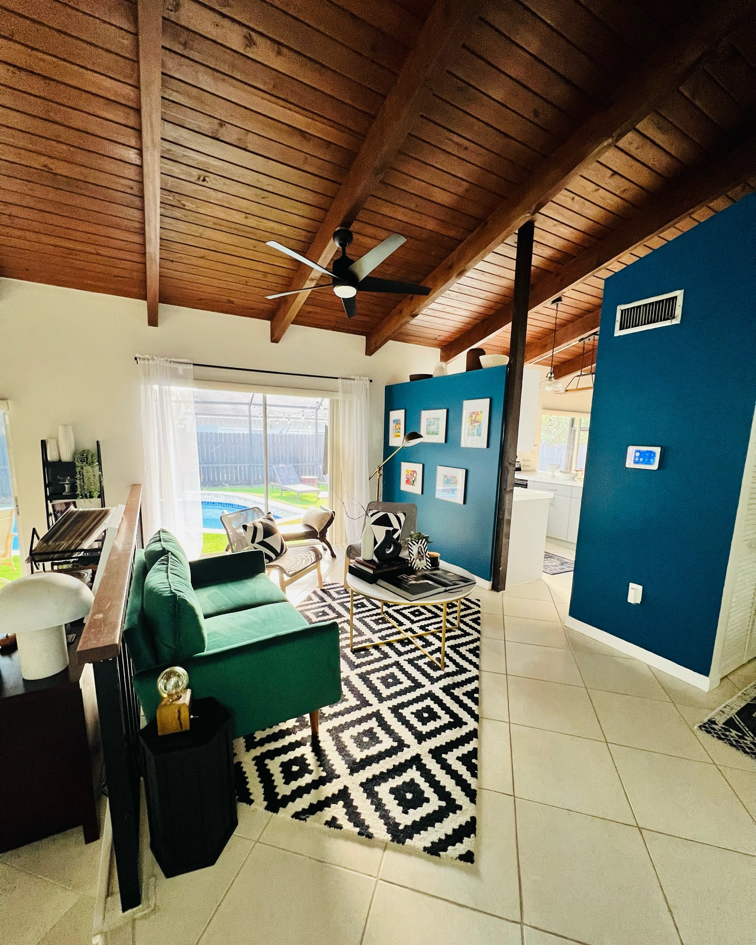 I adore our lounge space
Coffee table
Rug
Scandinavian 
Velvet couch
Beams

#LTKhome #LTKFind