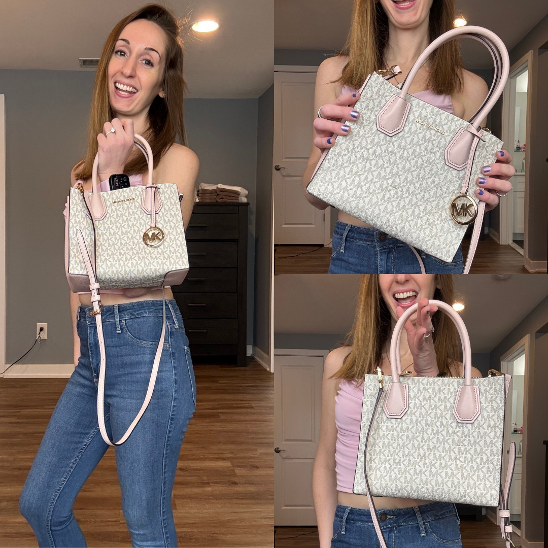 ✨ @michaelkors-us Mercer Medium Logo & Leather Accordion Crossbody ✨

This pink and white Michael Kors Mercer is the definition of quiet luxury. The structured silhouette, signature logo canvas, and polished gold hardware give it a timeless, designer feel that elevates any outfit instantly.

Designed with both top handles and a removable crossbody strap, it transitions effortlessly from everyday wear to more polished looks. The accordion interior keeps everything organized while maintaining that sleek, refined shape.

A perfect choice if you’re building a classic designer handbag collection or looking for a neutral luxury crossbody that works year-round — sophisticated, versatile, and undeniably chic.

✨ Tap to shop — elevated, timeless, and effortlessly polished. 

#LTKBeauty #LTKU #LTKSeasonal