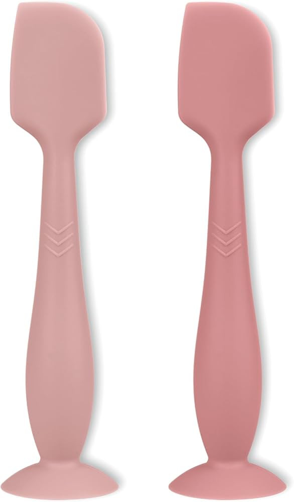 Diaper Cream Applicator Set - Soft Silicone Baby Butt Brush with Suction Base, Baby Butt Spatula,... | Amazon (US)