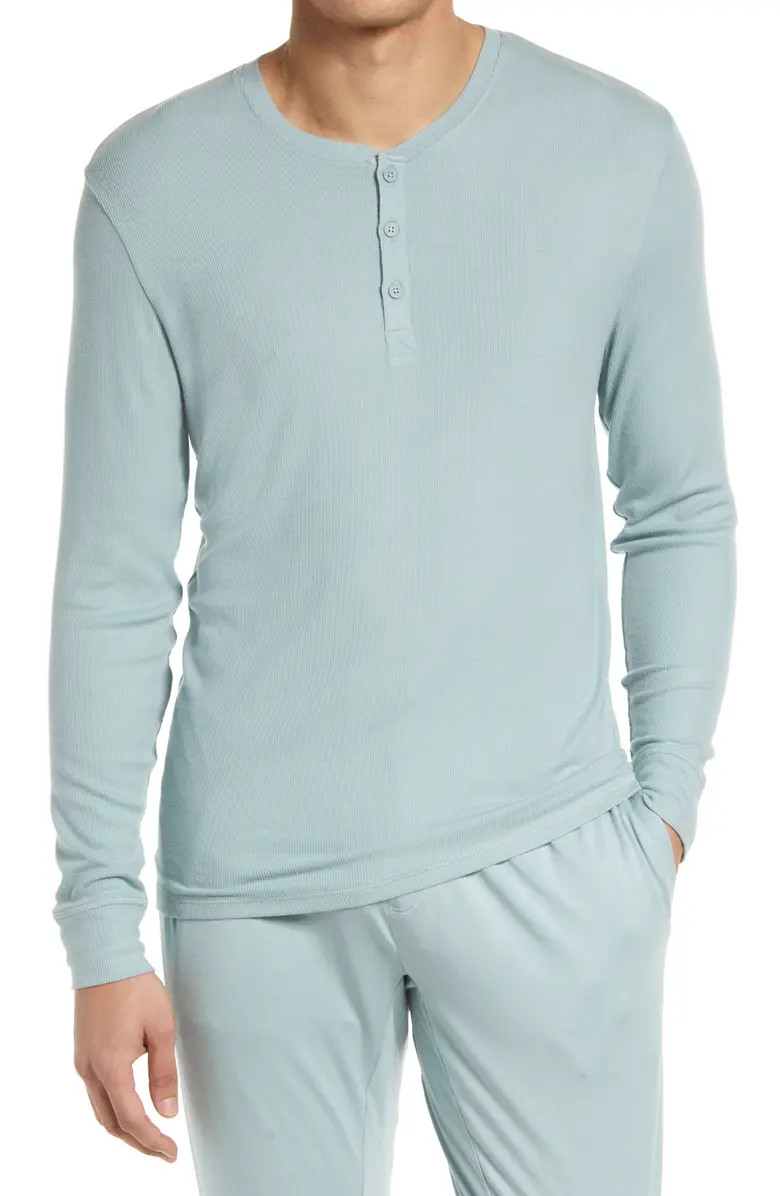 Tommy John Long Sleeve Lounge Henley | Nordstrom | Nordstrom