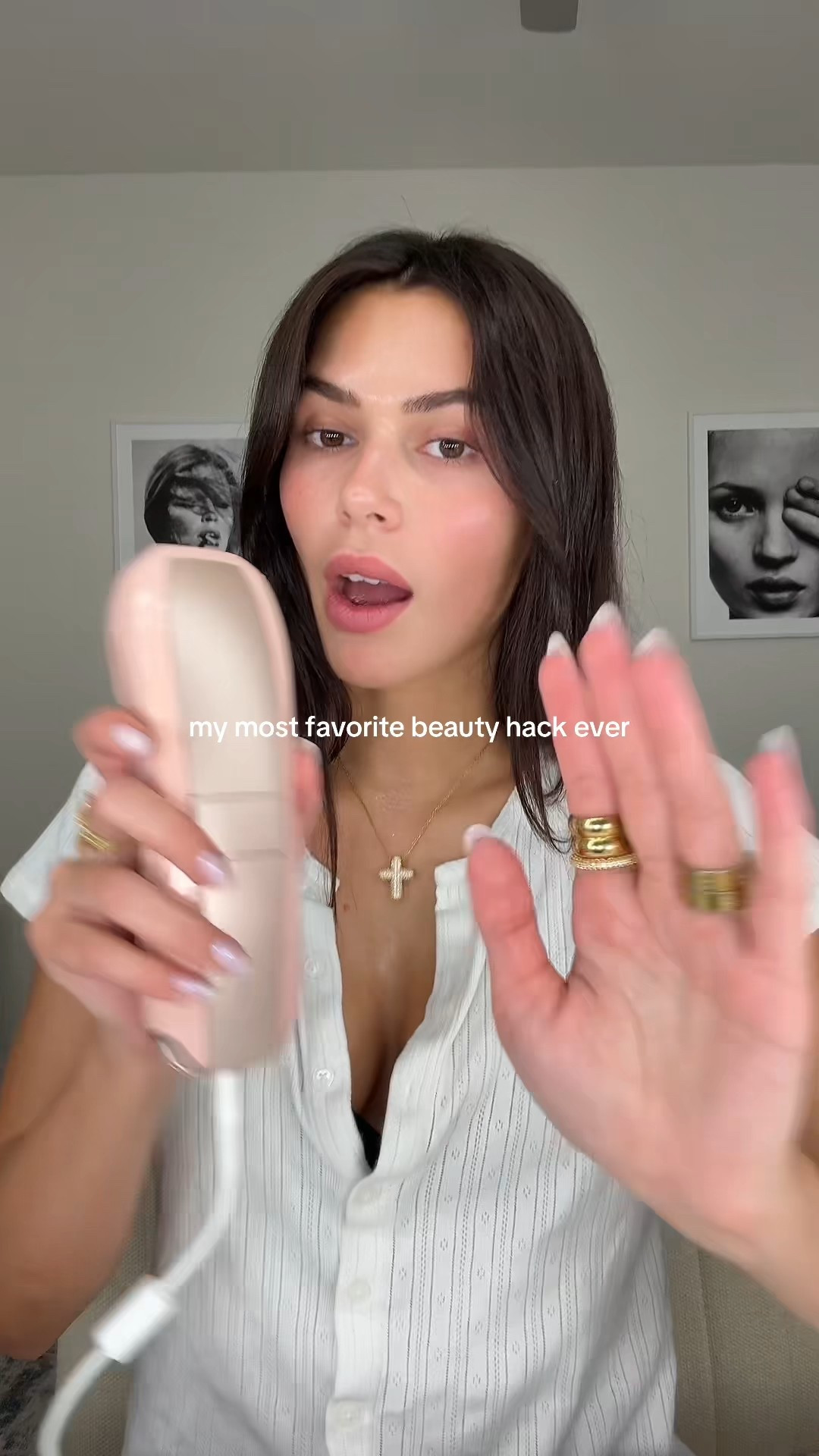 my FAVORITE beauty hack ever!!! linked both laser hair removal devices i have used and work amazing!! the one in this video is cheaper on my tiktok shop ;)!!! 

#LTKgrwm #LTKSaleAlert #LTKselfcare