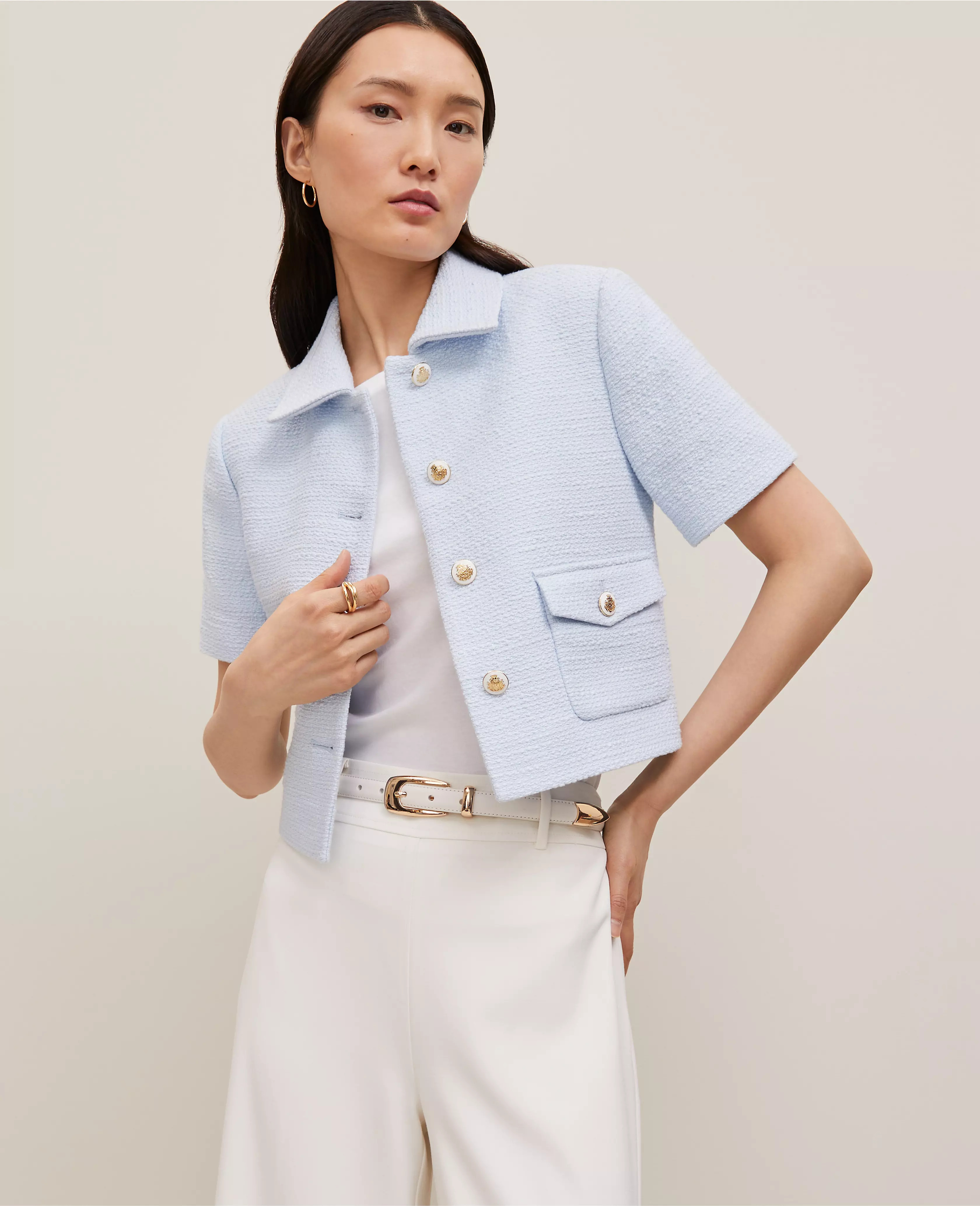 Petite Tweed Jacket | Ann Taylor