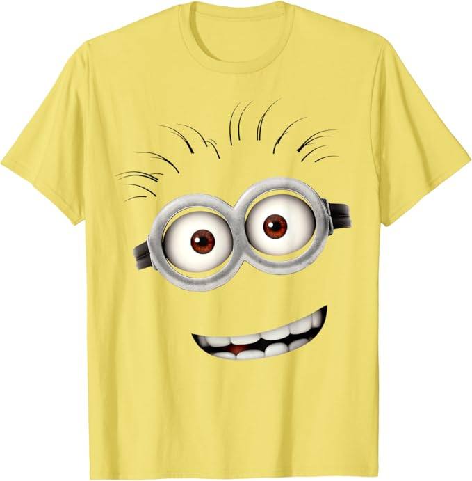 Despicable Me Minions Bob Smiling Face Graphic T-Shirt | Amazon (US)
