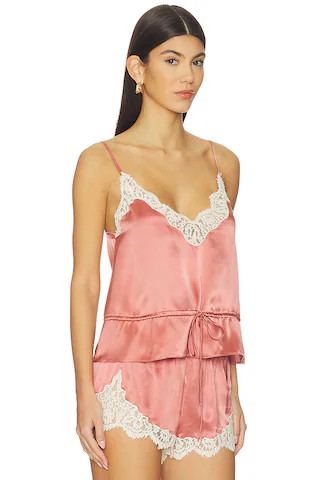 Lio Silk Cami Top in Dusty Rose | Revolve Clothing (Global)