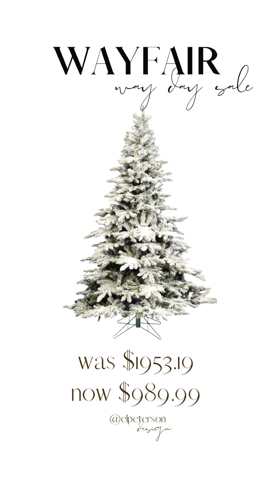 Christmas Tree 
Wayfair sale 


#LTKsalealert #LTKhome #LTKSeasonal