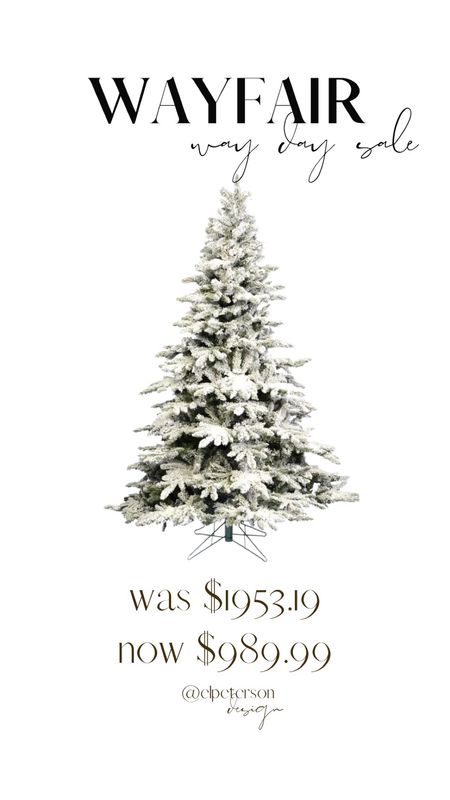 Christmas Tree 
Wayfair sale 


#LTKsalealert #LTKhome #LTKSeasonal