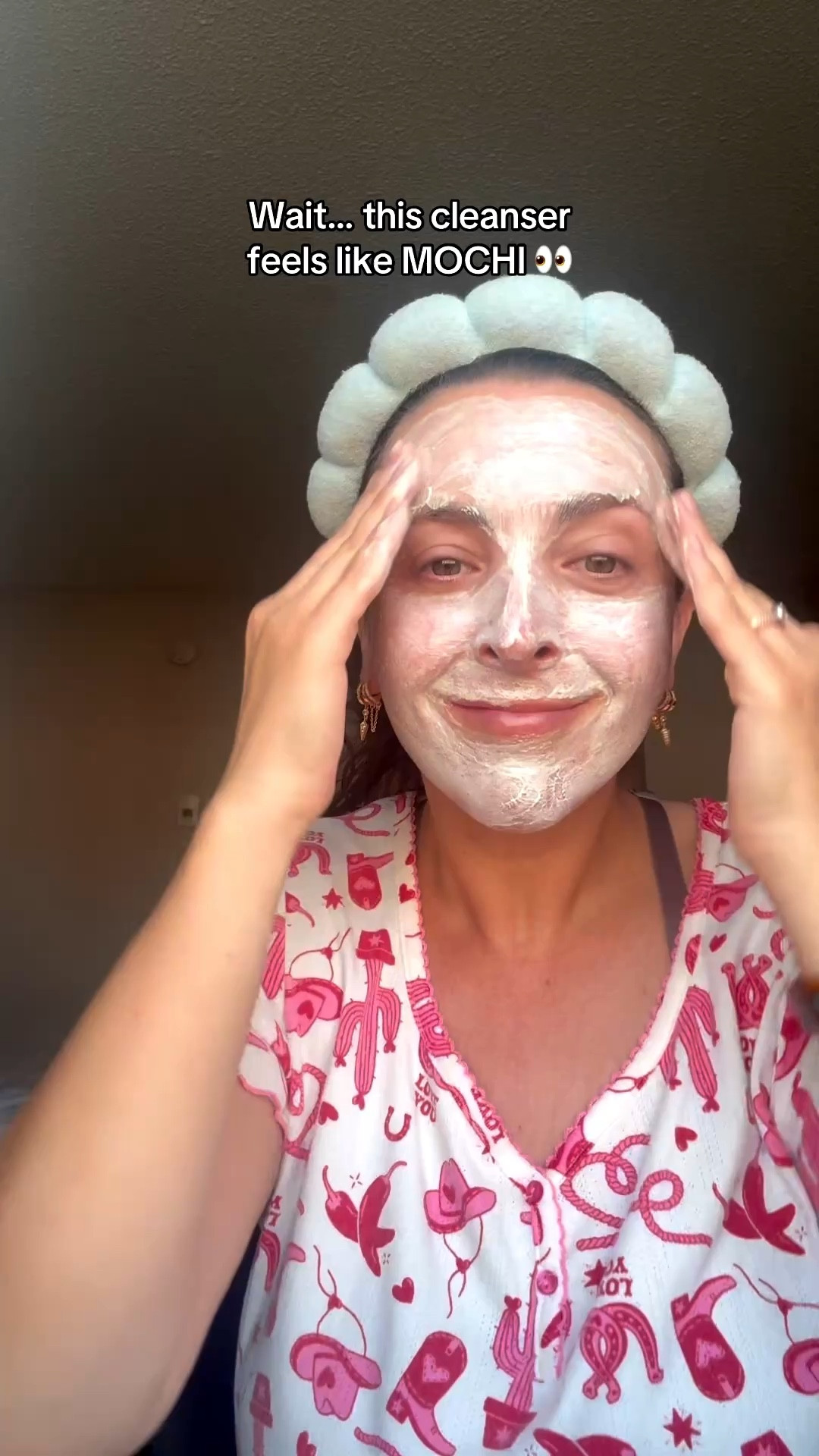 I didn’t expect a cleanser to feel like this… but now I get the hype. The texture alone is so satisfying — it starts thick like mochi and melts into the softest, creamiest cleanse once you add water.

What I love most is how clean my skin feels without that tight, stripped feeling. If your skin leans dry or sensitive, this is such a good one to try.

#LTKBeauty #LTKselfcare #LTKmorningroutine