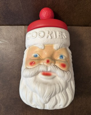 Vintage 1973 Empire Santa Claus Cookie Jar Blow Mold 12" Tall Christmas USA | eBay | eBay US