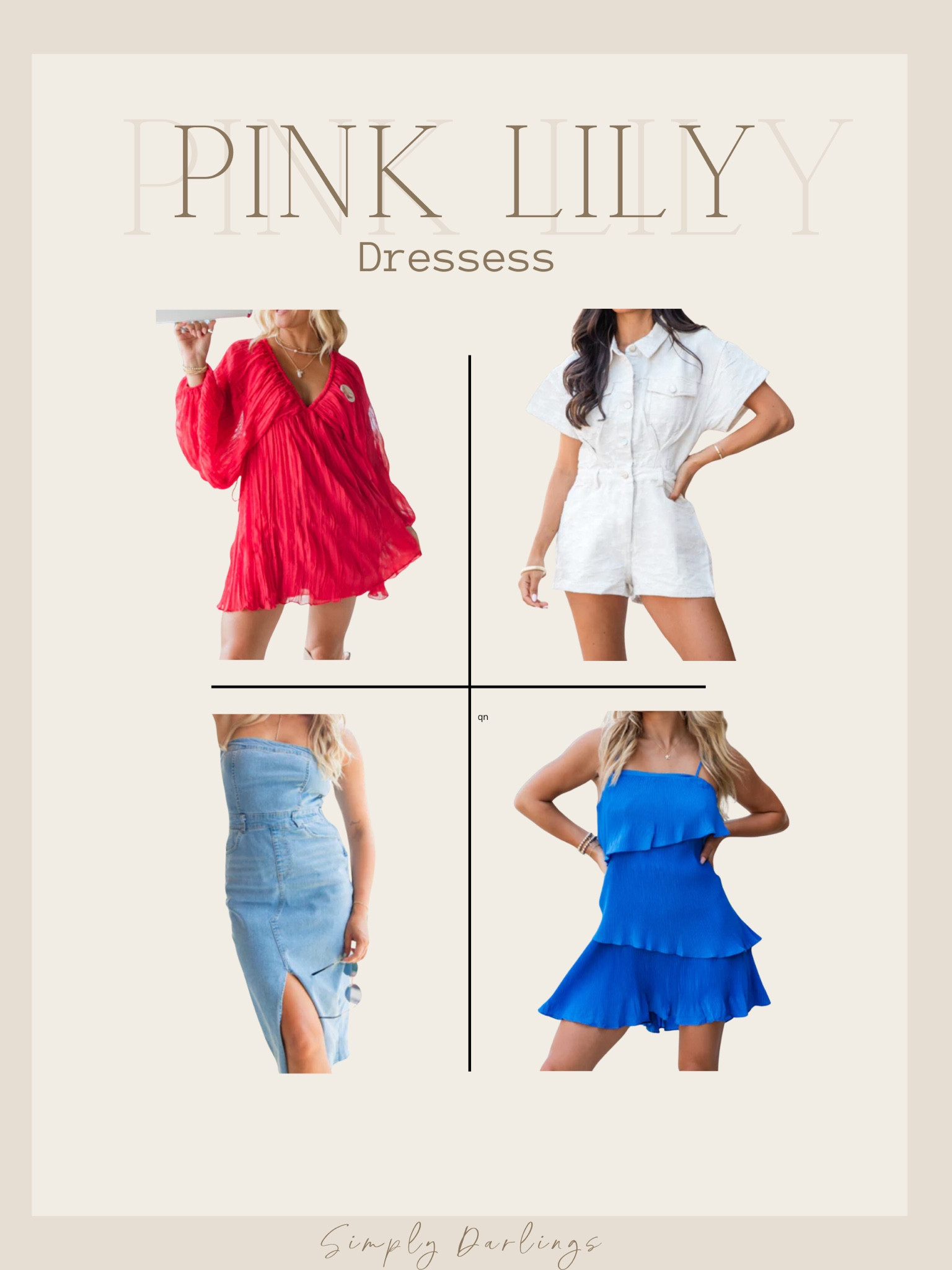 Pink lily dresses for football season! Simply20 for 20% off site wide!