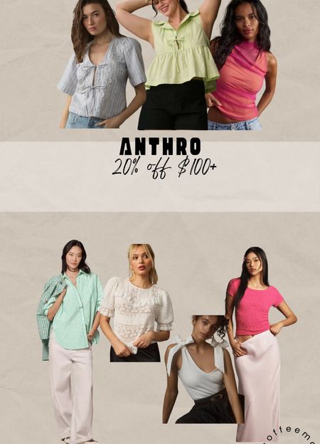 Anthro sale happening now! So many cute new spring arrivals! I got a few of these in store last week!
#anthropologie #springoutfits

#LTKSpringSale #LTKsalealert