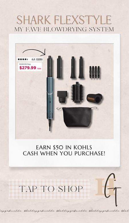 My fave Shark multistyler is on sale this weekend at Kohls in a SUPER good bundle👀👏🏼✨ + you earn $50 in Kohl’s cash to use later! Def a solid deal if you’re looking for it!

Shark beauty / flexstyle multistyler / beauty finds / sale / Holley Gabrielle / hair tools 

#LTKsalealert #LTKstyletip #LTKbeauty