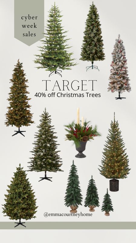 Target 40% off Christmas trees today 

#LTKhome #LTKHoliday #LTKsalealert