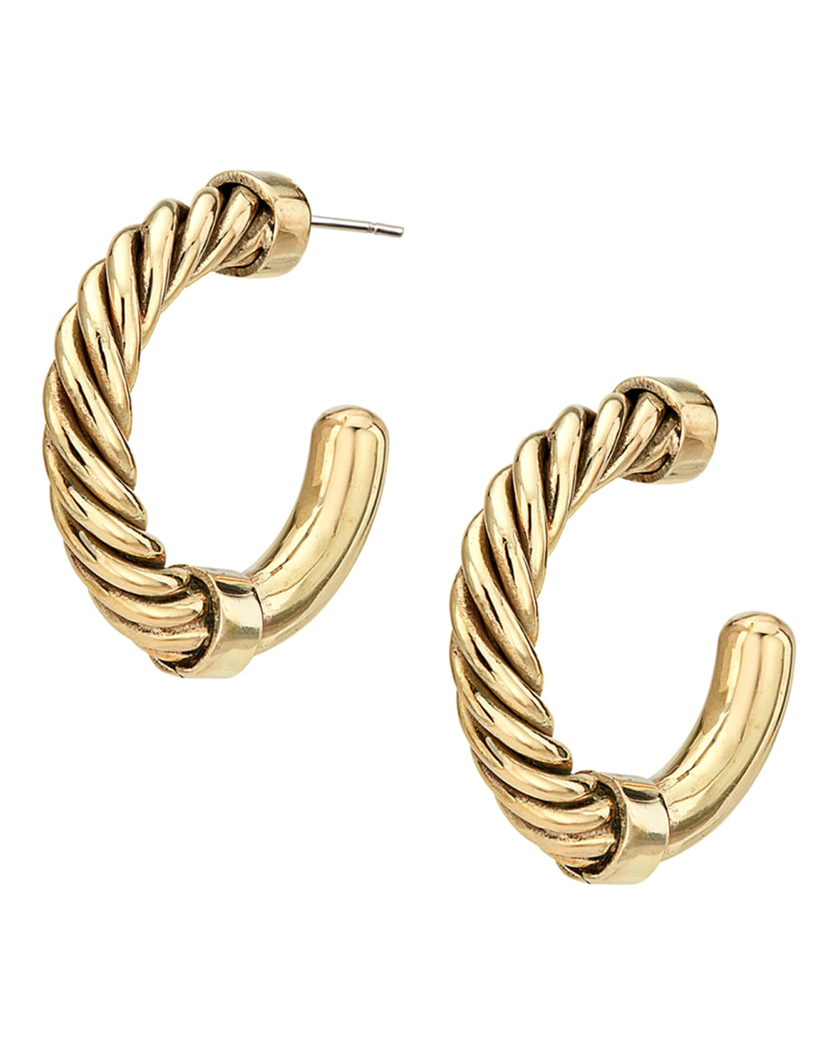 Uzi Mini Hoop Earrings | Neiman Marcus