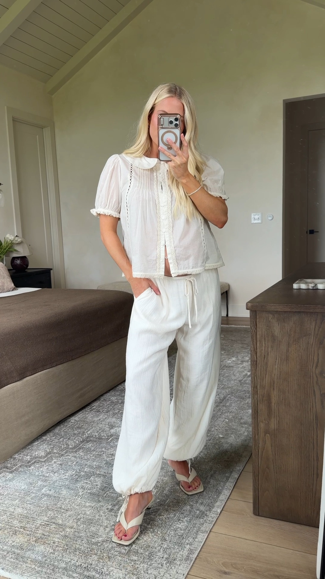 Code SHORTSAF for 15% off! Size med in top & bottoms (sized up for pregnancy)! #kathleenpost @abercrombie #abercrombiepartner

***Use code SHORTSAF to get an additional 15% off almost everything in stores and online at checkout from 5/7/26-5/11/26 in US/CA. Exclusions apply. See details online.

Spring transition look, spring outfits 2026, bump friendly, maternity look

#LTKSeasonal #LTKBump #LTKootd