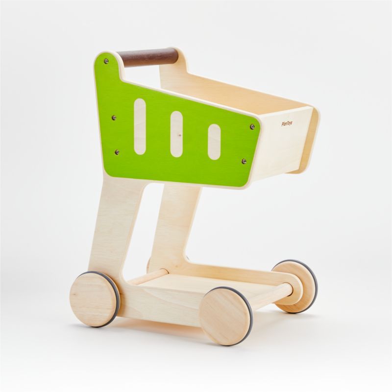Plan Toys Shopping Cart | Crate and Barrel | Crate & Barrel