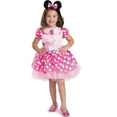 Mickey Mouse Clubhouse Pink Minnie Mouse Classic Tutu Toddler/Child Costume, 4-6 | Target