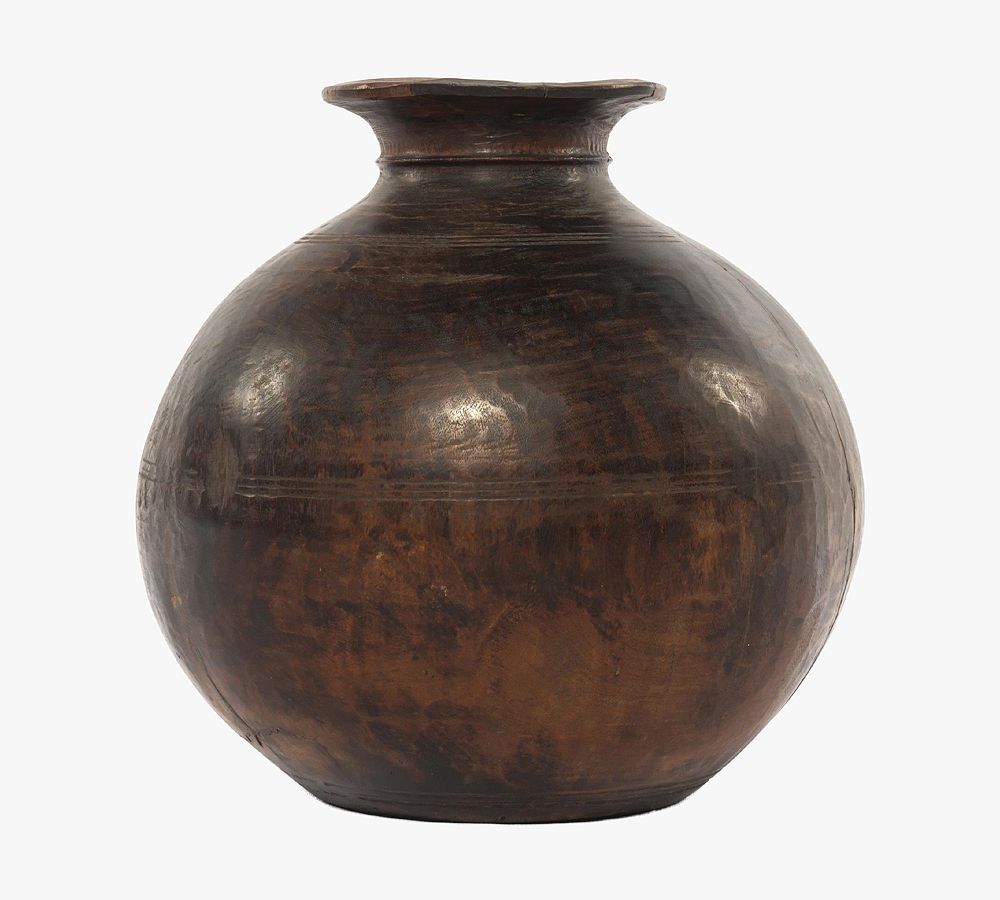 Found Reclaimed Wood Vase | Pottery Barn (US)