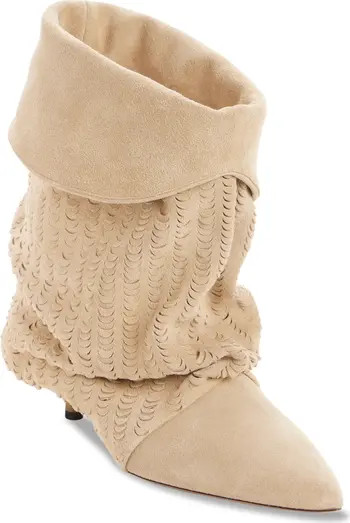 Edrika Perforated Pointed Toe Bootie (Women) | Nordstrom