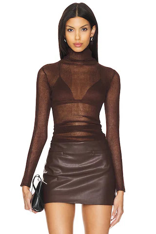 SER.O.YA Piper Top in Ash Brown from Revolve.com | Revolve Clothing (Global)
