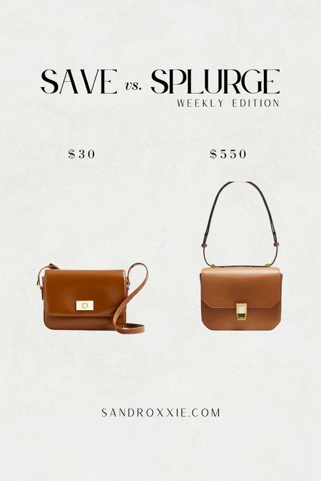 Save vs. splurge — small crossbody 

xo, Sandroxxie by Sandra
www.sandroxxie.com | #sandroxxie

save or splurge, same vibe for less


#LTKitbag #LTKSeasonal #LTKstyletip