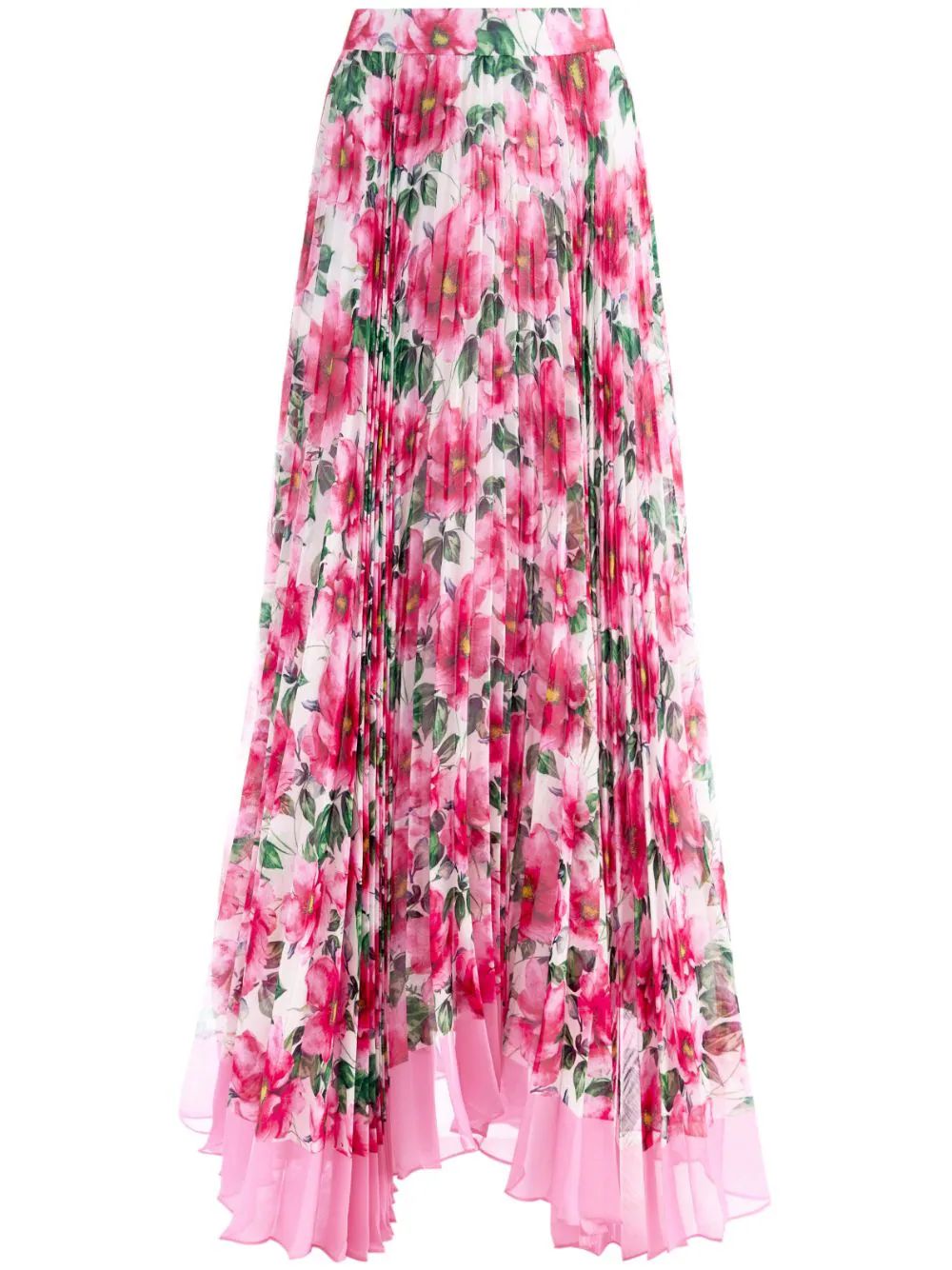 Alice + Olivia Katz Sunburst floral-print Maxi Skirt - Farfetch | Farfetch Global