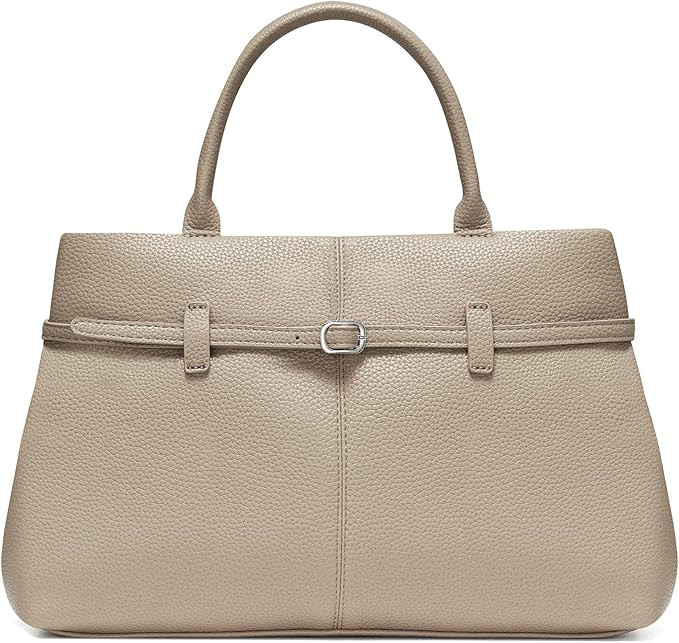 CHUNLI Satchel Purses for Women, Medium Crossbody Handbag with Detachable Shoulder Straps, Ladies... | Amazon (US)