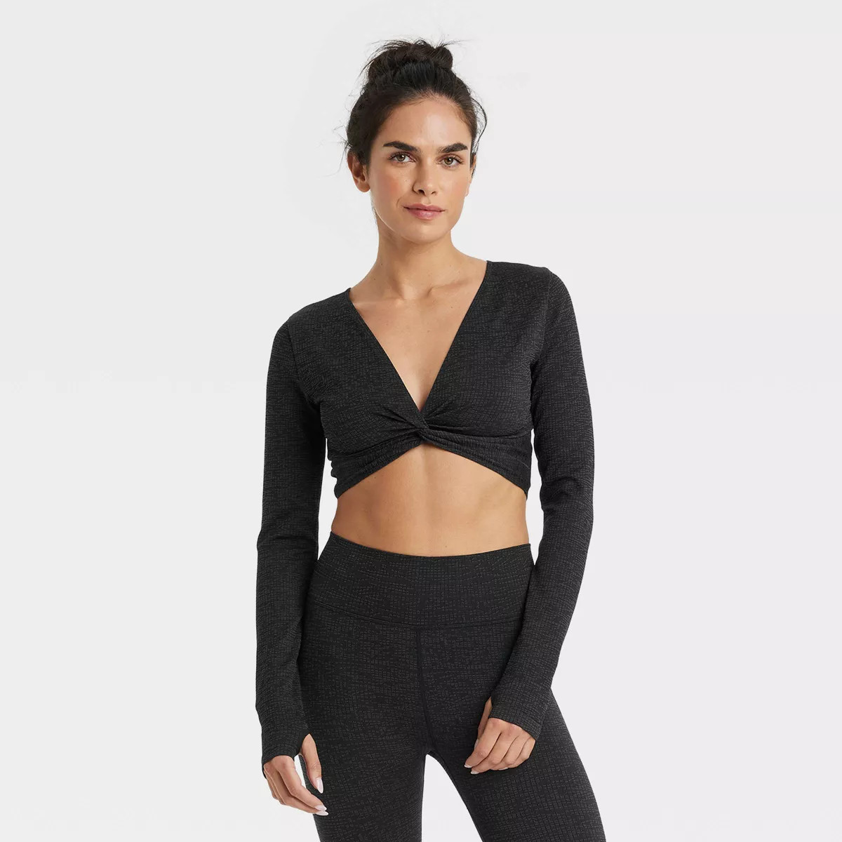Women's Wear 2 Ways Long Sleeve Crop Top - JoyLab™ | Target