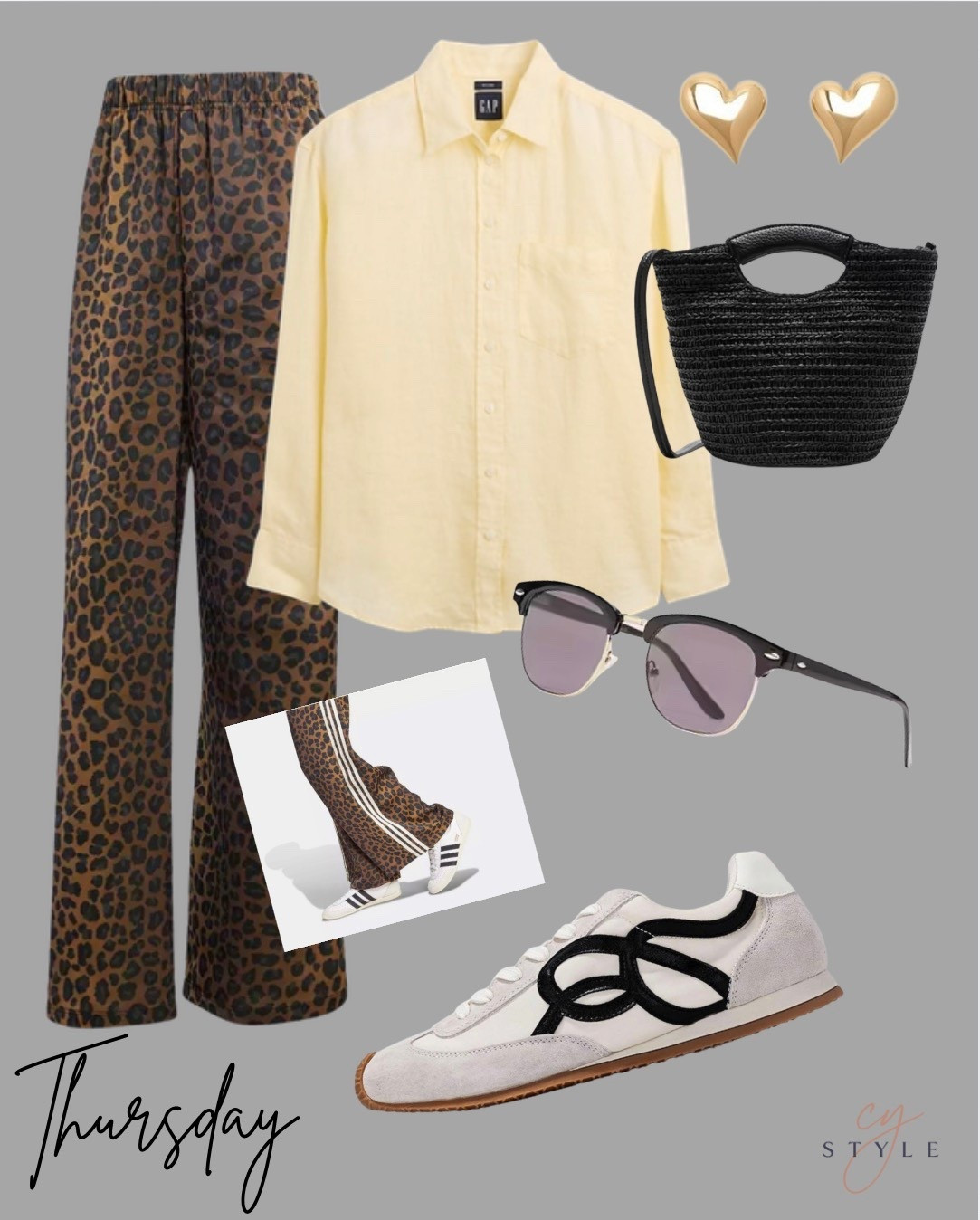 Track pants! Yellow is the it color for summer 💛 Pair it with animal print, chocolate brown, red and baby blue 💛💛💛 The Amazon sneakers are sooooo comfy!!! Lots of colors to choose from. 

#LTKSaleAlert #LTKootd #LTKTravel