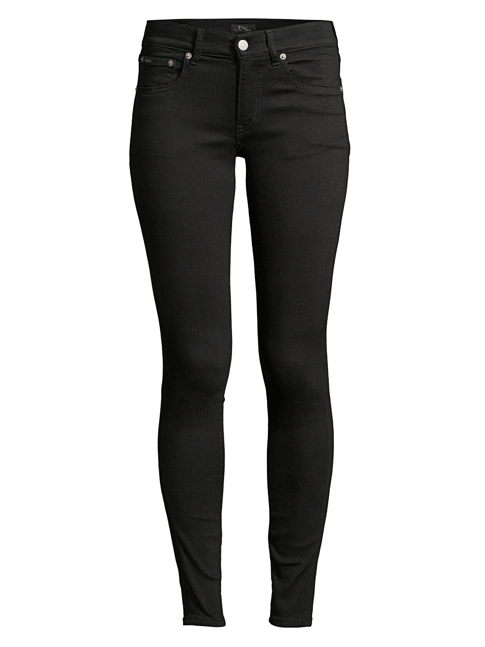 Polo Ralph Lauren Women's Mid-Rise Super Skinny Jeans - Black - Size 27 (4) | Saks Fifth Avenue