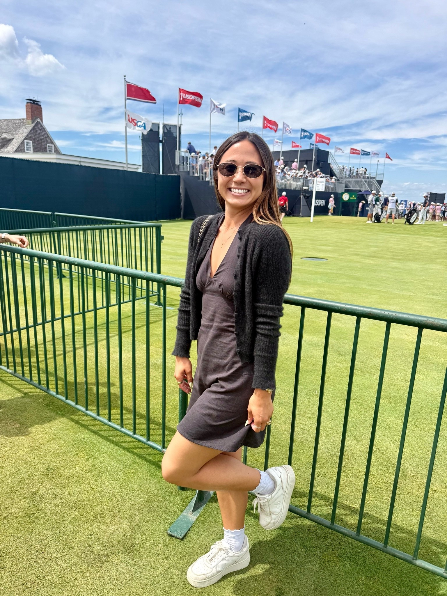 US Open Friday ootd 🖤