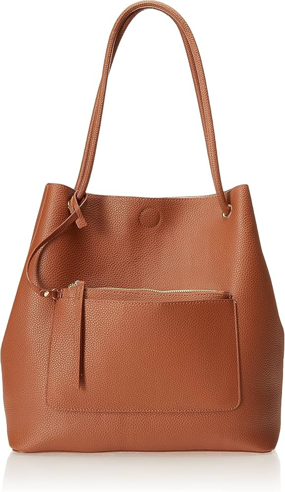 Amazon.com: Amazon Essentials womens Joela shoulder bag, Light Brown, One size US : Clothing, Sho... | Amazon (US)