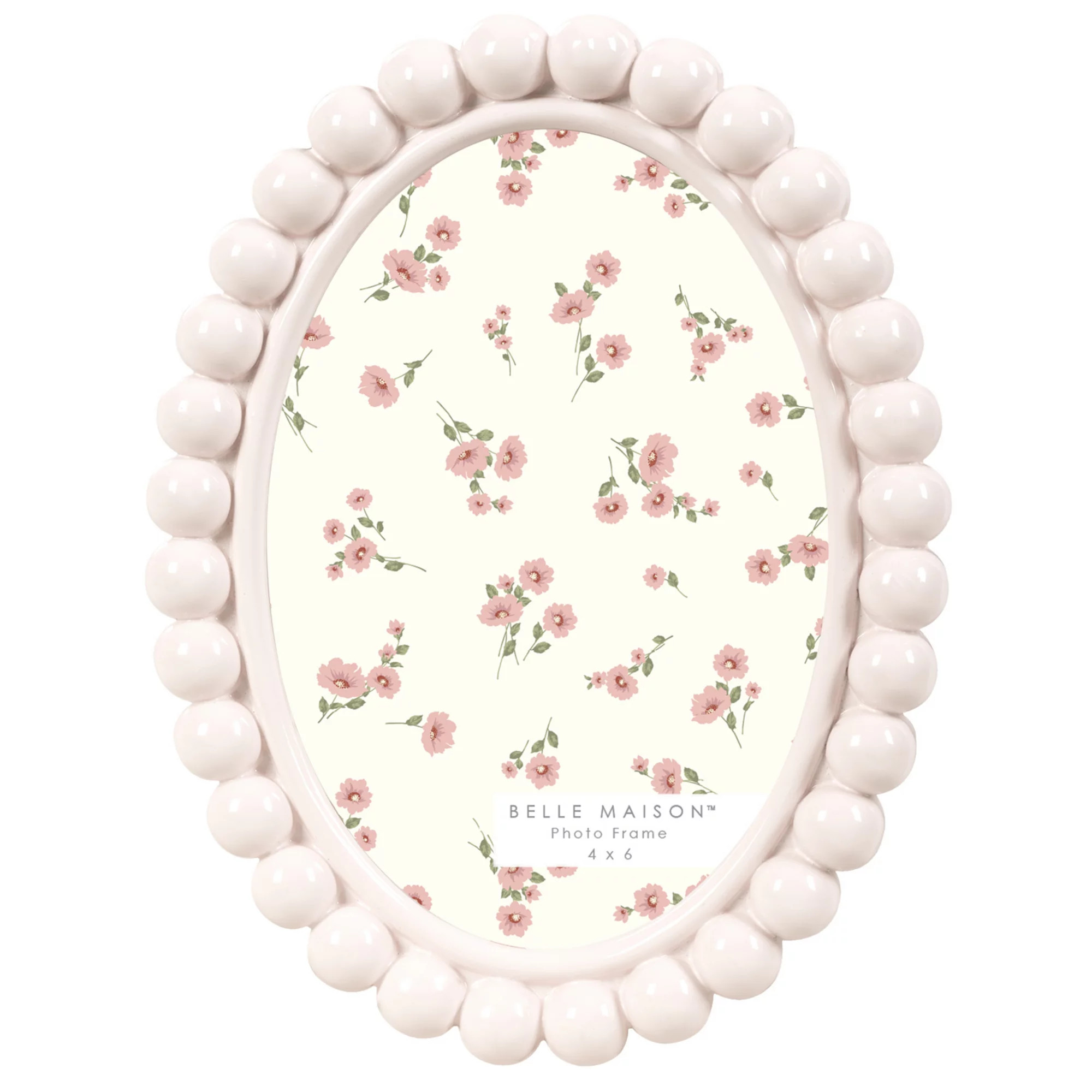 Belle Maison Oval Bead 4" x 6" Frame | Kohl's