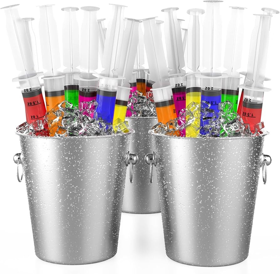 Halloween Jello Shot Syringes,Pack of 25 Plastic 2 oz Halloween Drink Syringes Shots for alcohol ... | Amazon (US)