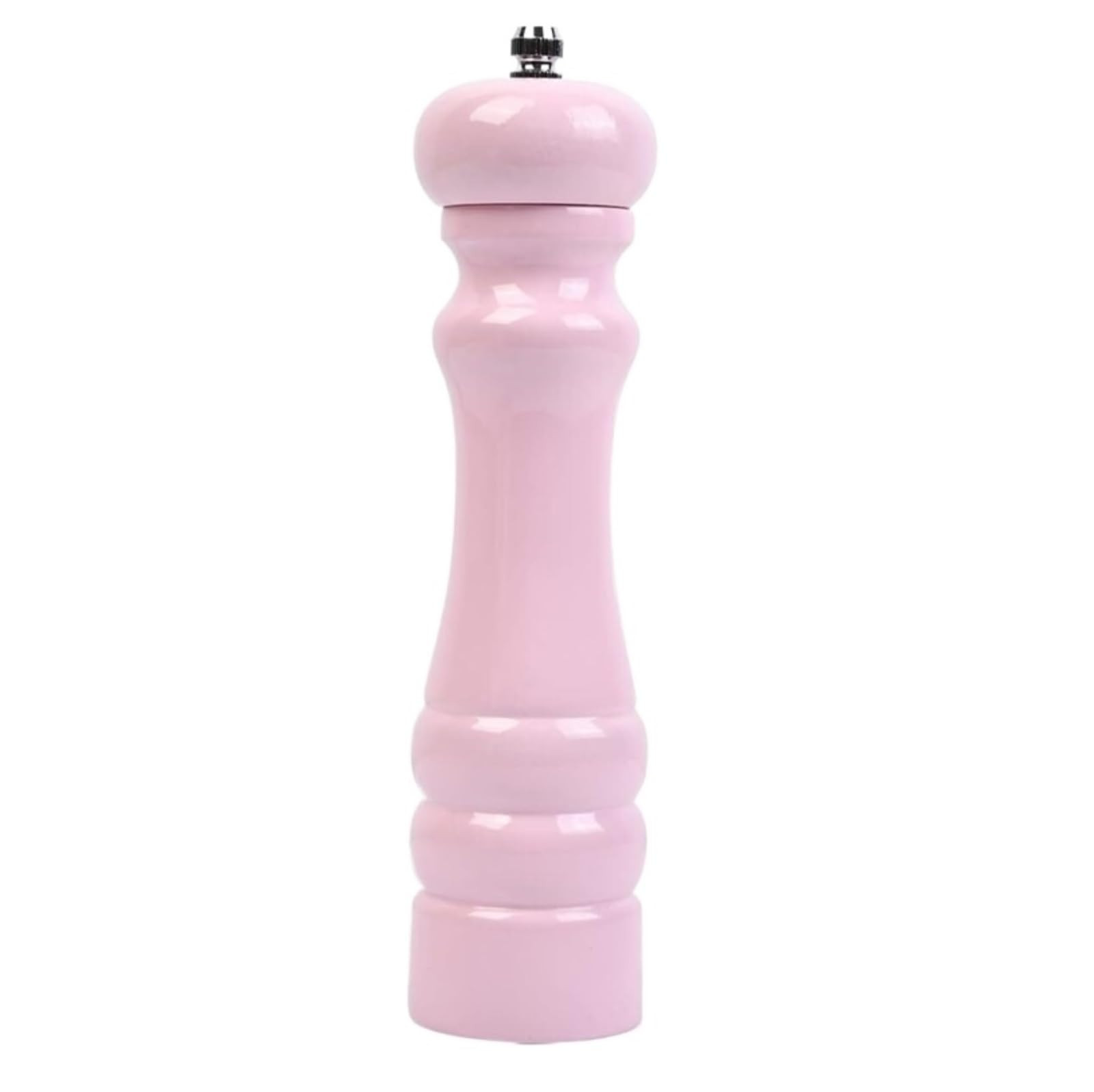 Salt and Pepper Grinder Manual Rubber Wood with Ceramic Grinder Core Refillable Manual Spray Light Pink Color Spice Grinders Salt Shaker,1pcs-8in | Amazon (US)