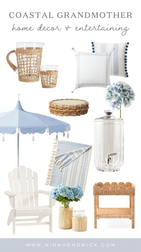 Looking for the perfect home and outdoor decor to match your Coastal Grandmother vibe? I got you. Here are some of my favorites to get you started! 

#LTKhome