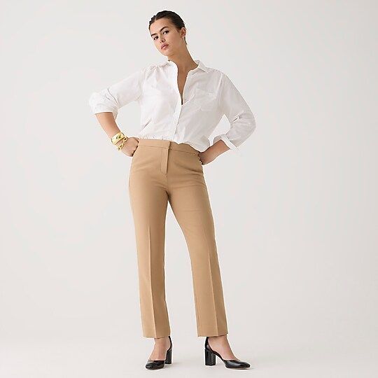 Petite Kate straight-leg pant in four-season stretch | J.Crew US