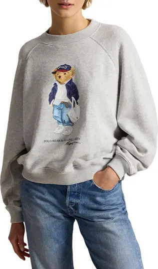 Polo Bear Lightweight Fleece Crewneck Sweatshirt | Nordstrom