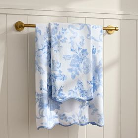 LoveShackFancy Garden Damask Bath Towels | Pottery Barn Teen