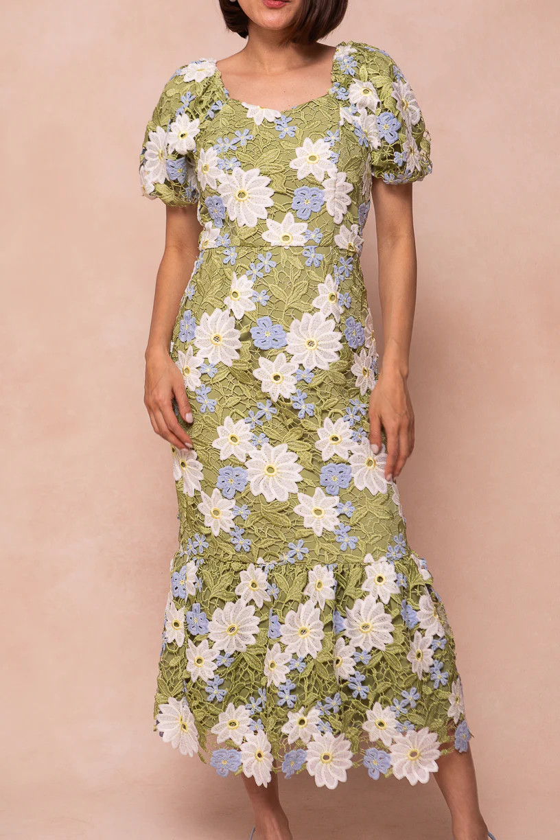 Meadow Dress in Green | Ivy City Co