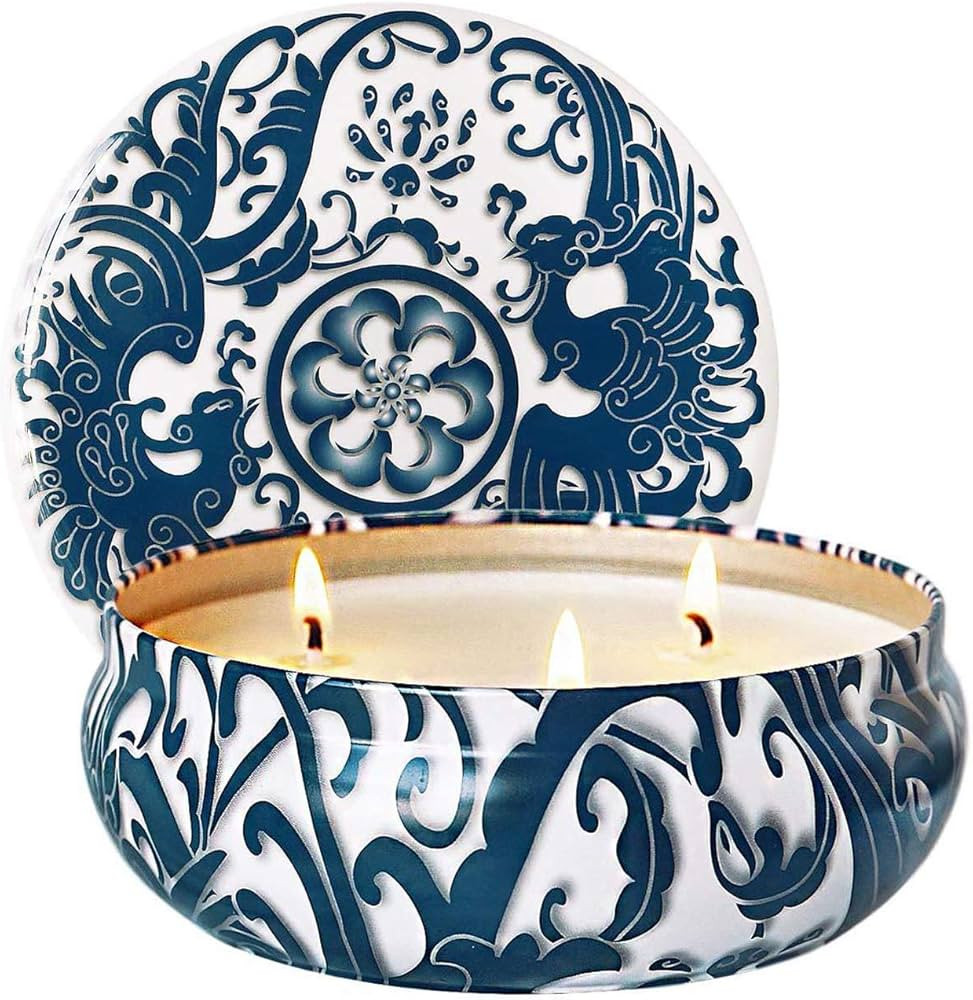 13.5 oz Citronella Candle, Tin Candle, Natural Fragrance Candles and Aromatherapy Candles, 1 Pack | Amazon (US)