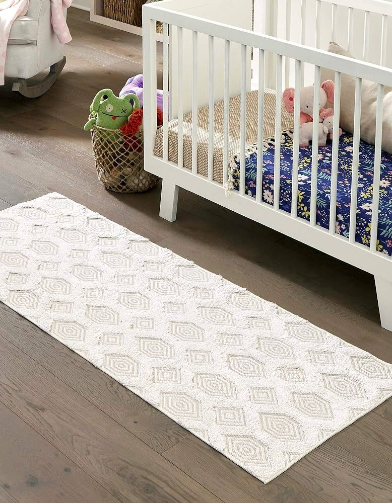 Rugs.com Sabrina Soto Casa Collection Rug – 12 Ft Runner Beige High Rug Perfect for Hallways, E... | Amazon (US)