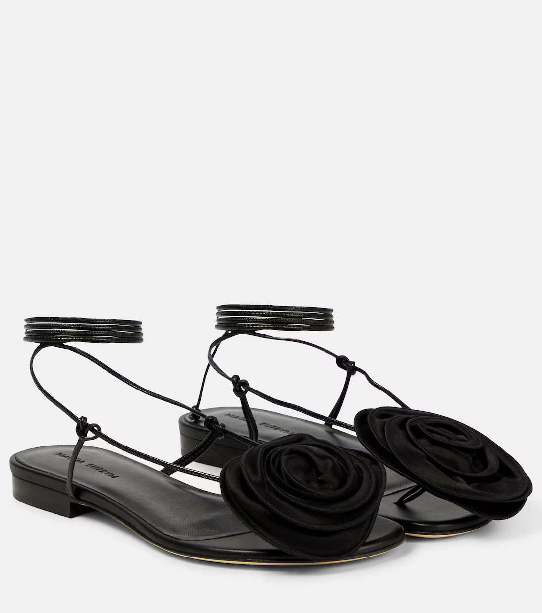 Appliqué leather sandals | Mytheresa (US/CA)