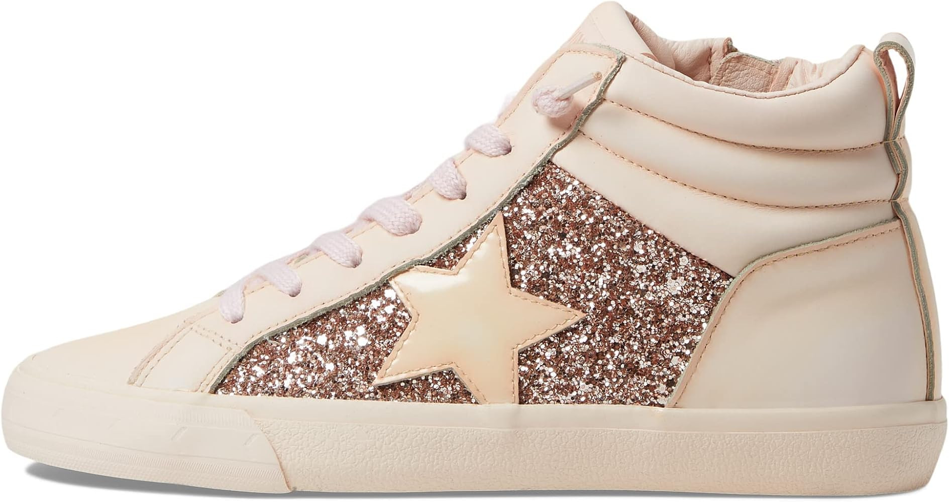 VINTAGE HAVANA Womens Alexis 1 Glitter High Sneakers Shoes Casual - Beige | Amazon (US)