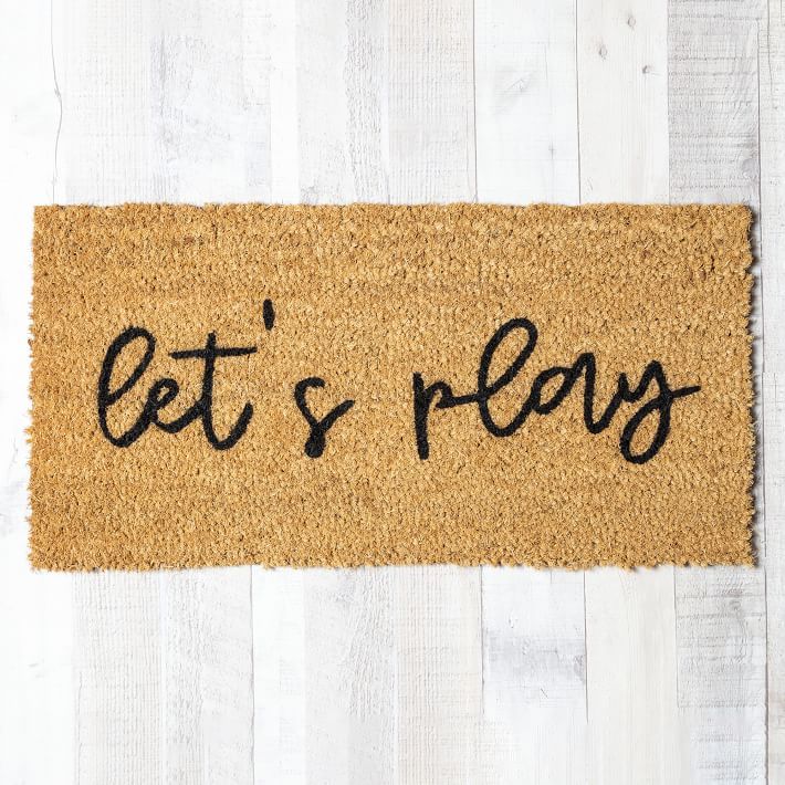 Nickel Designs Hand-Painted Mini Doormat - Playhouse | West Elm (US)