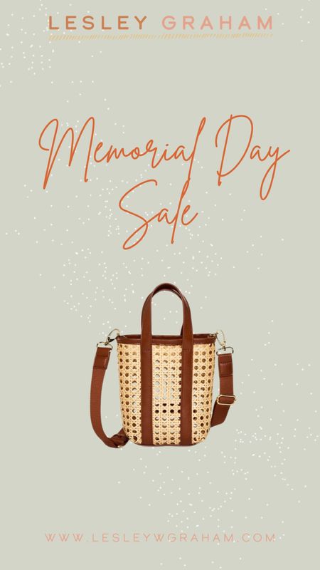 Memorial Day Sale. Caning bag for summer. 

#LTKitbag #LTKSeasonal
