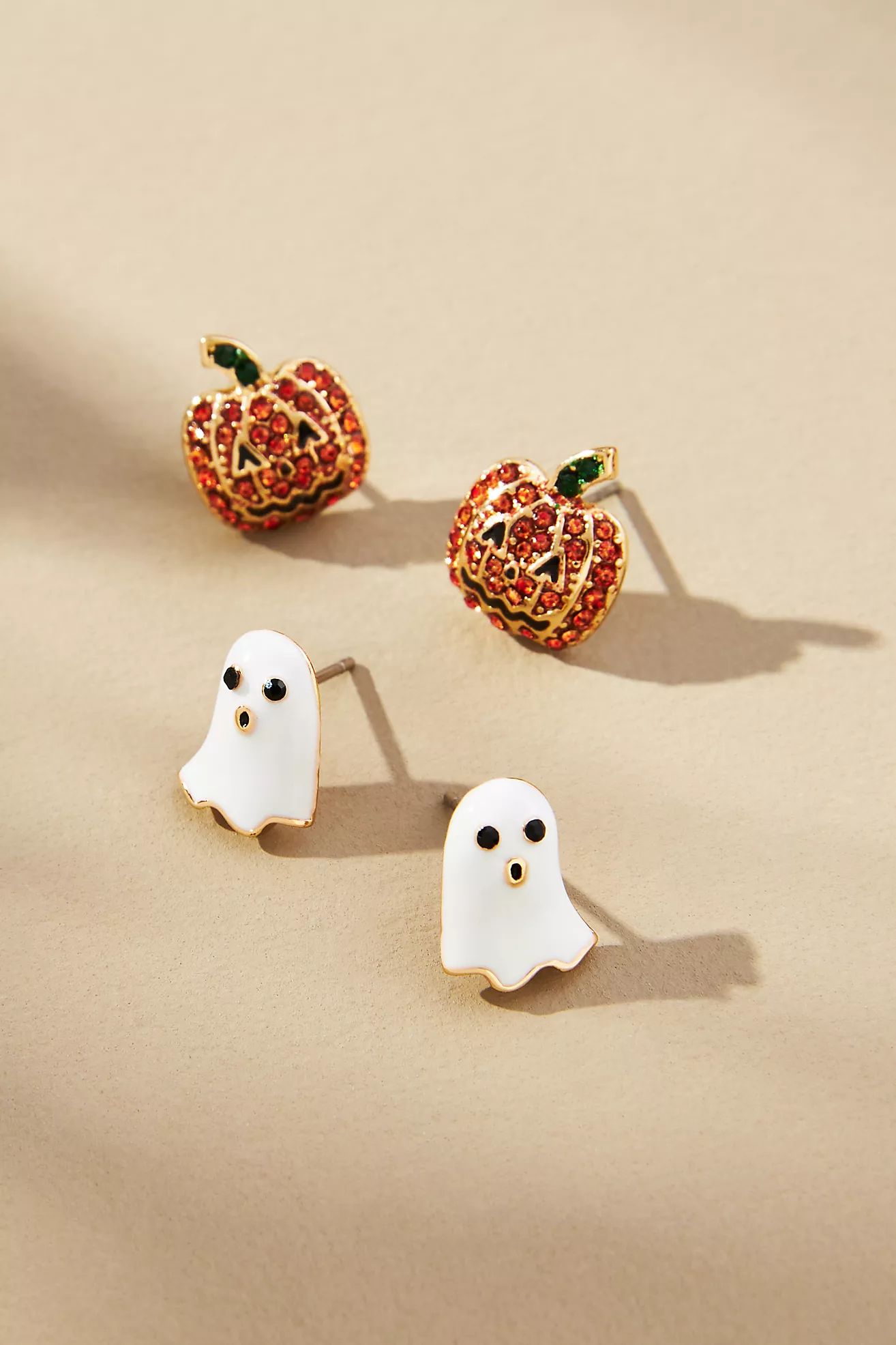 BaubleBar Ghost & Pumpkin Stud Earrings, Set of 2 | Anthropologie (US)